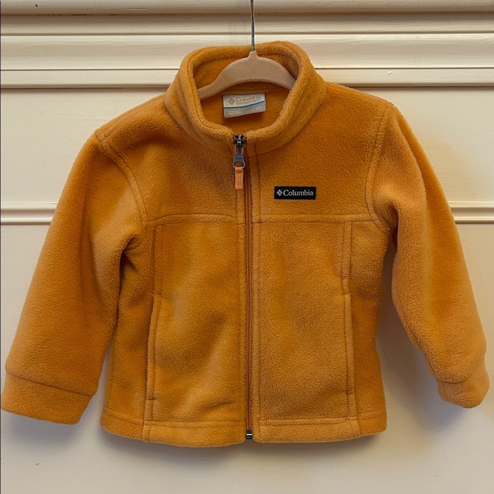 Columbia Vibrant Orange Fleece Jacket